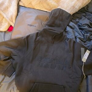 Fear of God Essentials Black Hoodie